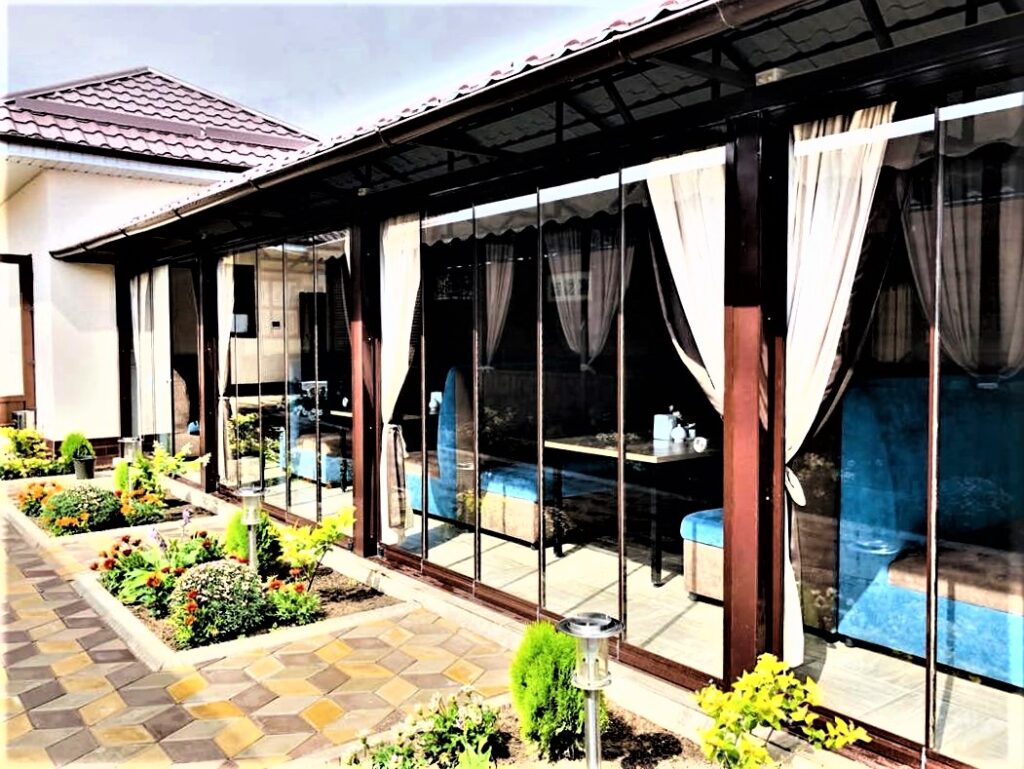 раздвижное остекление террас