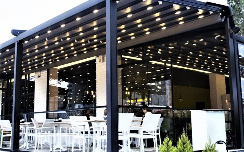 вид раскладной крыши сбоку